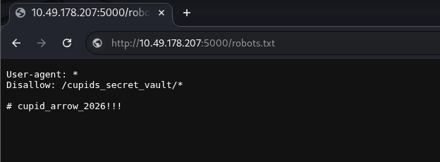 robots.txt disclosure
