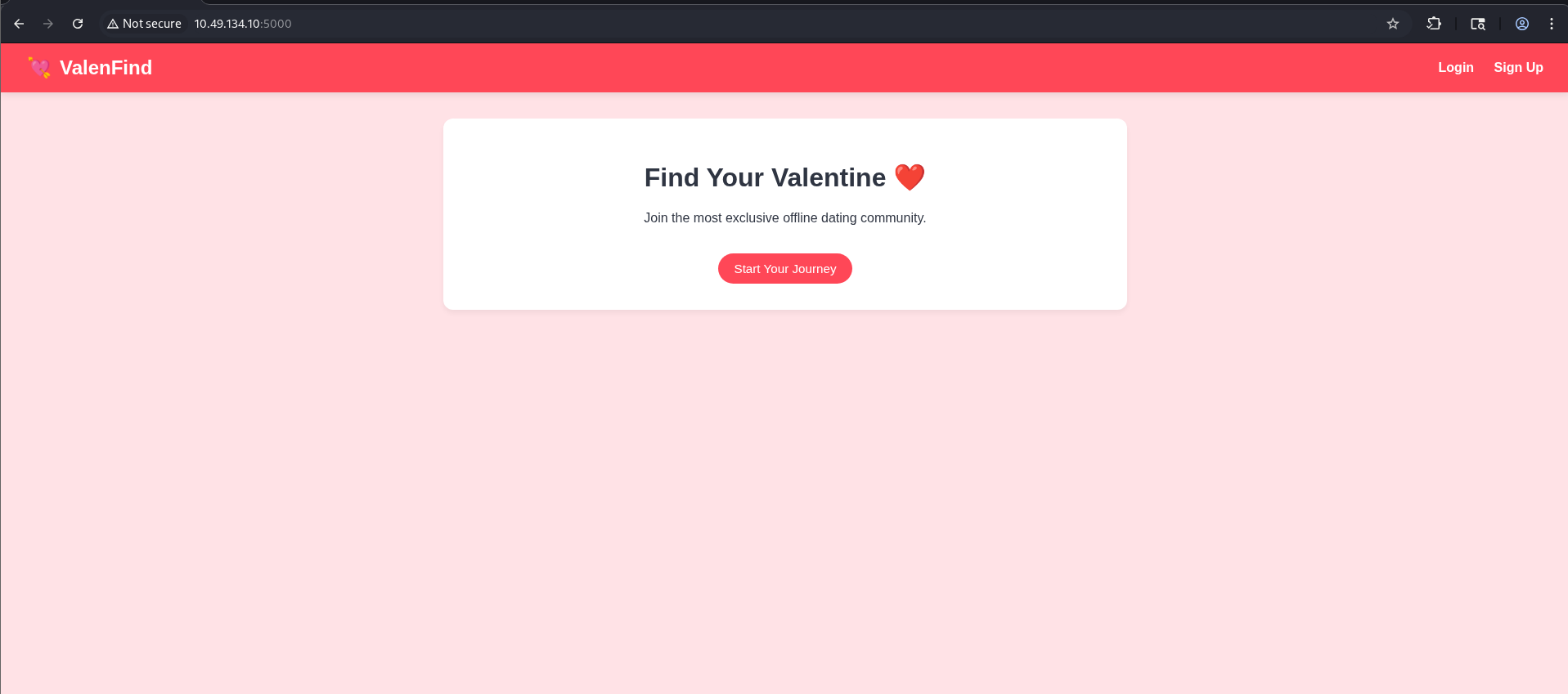 Valenfind homepage