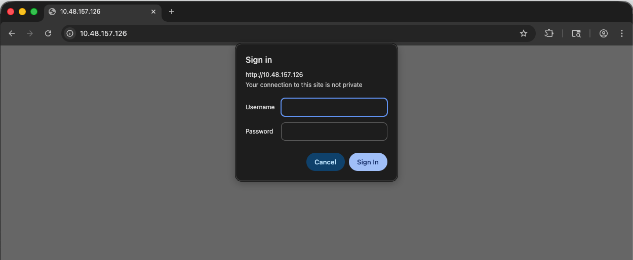 401 Unauthorized Basic auth prompt
